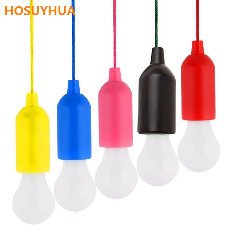 

1 Pcs Outdoor Mini Portable Pull Bulb Light LED Lighting Camping Lantern Battery Powered LED Bulb Hanging Lamp Home Decoration.