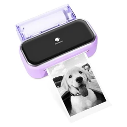 Phomemo M03 Portable Printer Photo Printer Wireless Mobile Printer Thermal Printer Compatible with iOS + Android for Gift