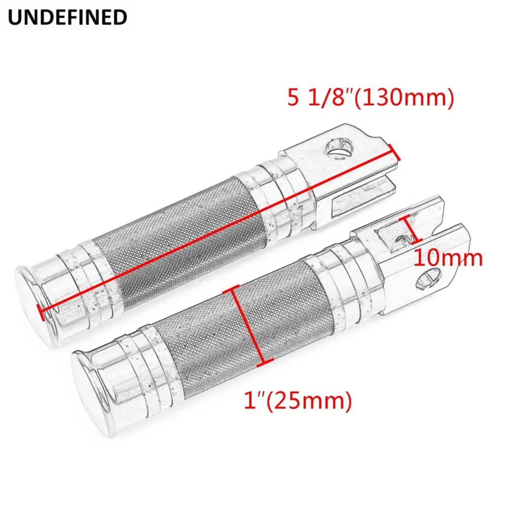 Estriberas delanteras y traseras para motocicleta, pedales moleteados para Harley Softail Fat Boy Street Bob Sport Glide 2018-2021