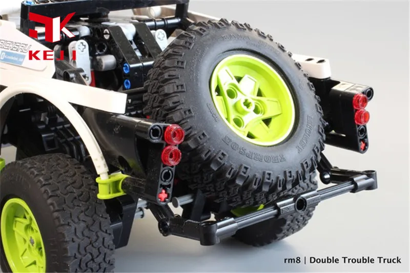 KEJI RC Baja Trophy Truck Motor Power Function Fit MOC-4874 Model Model Building Blocks Bricks Kit DIY Toys Christmas Gift