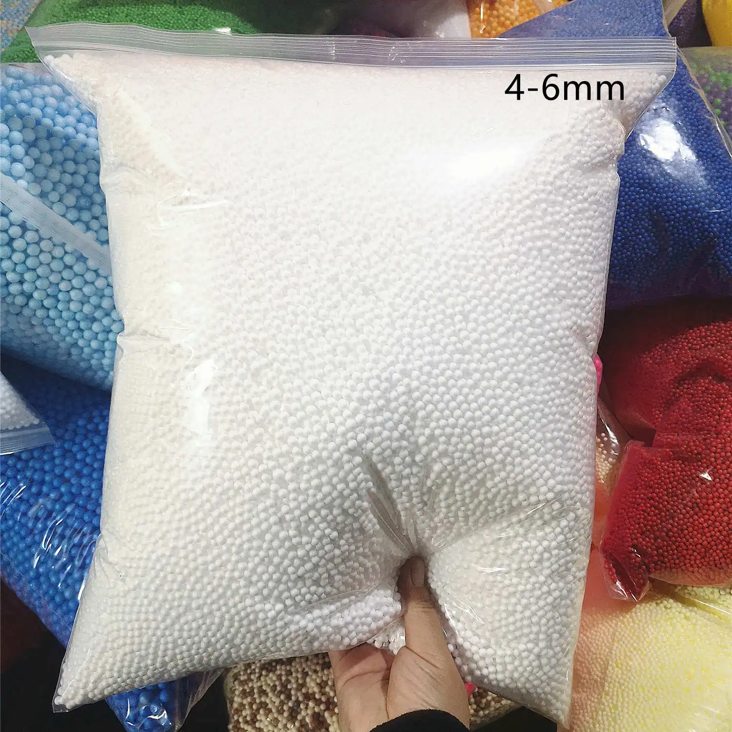 10L/11L12L White Styrofoam Foam Balls for Bean Bag Bed Sleeping Pillow Chair Sofa Beds Filler 2-3.5 mm/4-6mm/7-9mm