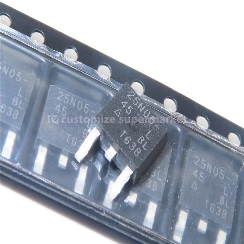 10 قطعة/الوحدة نوي 25N05-45 SUD25N05-45L إلى-252 SMD الترانزستور
