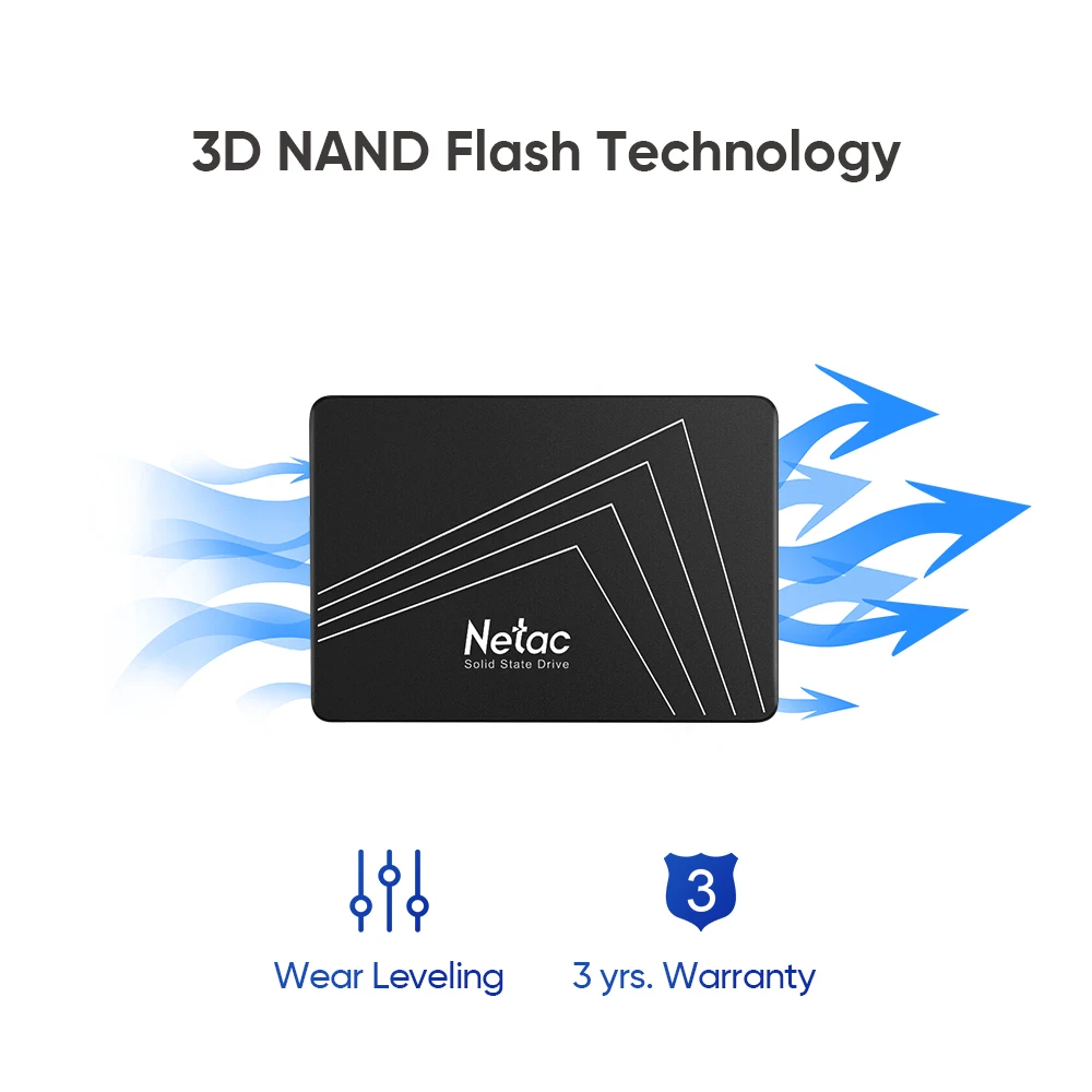 Netac SSD SATA3 120gb 128gb 240gb 256gb Festplatte 256gb 480gb 512gb SSD HDD Festplatten 560 MB/S 1tb 2tb SATA für Desktop Laptop – Detail 5