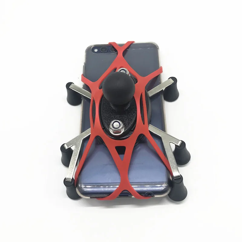 Texel Webgrip Met Telefoon Cradle B-Bal 1 Inch (Zwart) Voor Gsm Motorfiets Fiets