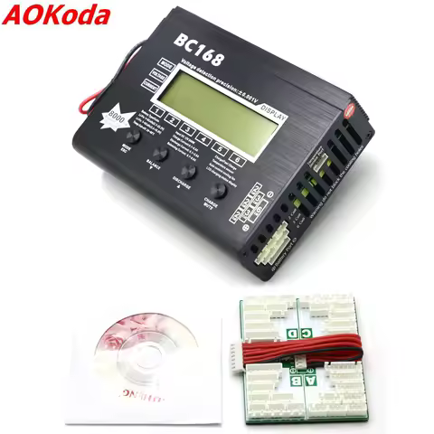 AOK BC168 1-6S 8A 200W Super Speed LCD Intellective Balance Charger/Discharger for Lipo Battery Rc Toys