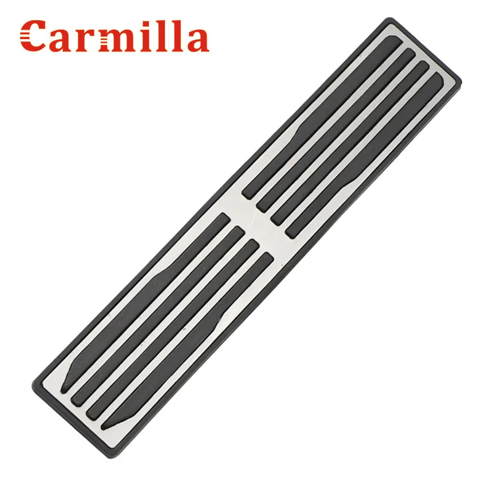 Carmilla 1Pcs Rest Pedal Cover for Jaguar XFL FTYPE F-TYPE XJ XF XE F-PACE FPACE for Land Rover Discovery Range Rover Evoque