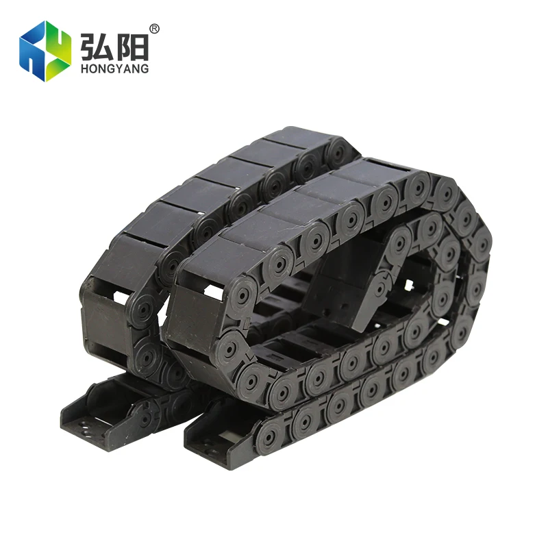 1M Bridge Cable Drag Chain Wire Rack With End Transmission Connector Machine Used To Excite CNC Co2 Laser Cutting Machine