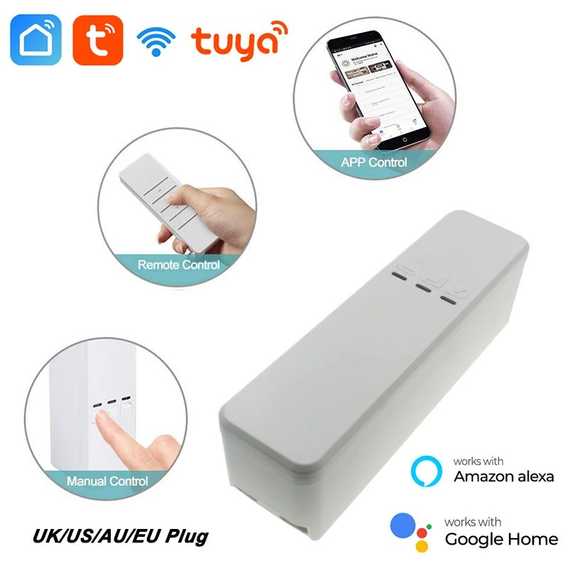 

WiFi Roller Shade Driver DIY Roller Blinds Shutter Motor Tuya/Smart Life APP Smart Home Control Via Alexa Google Home Assistant