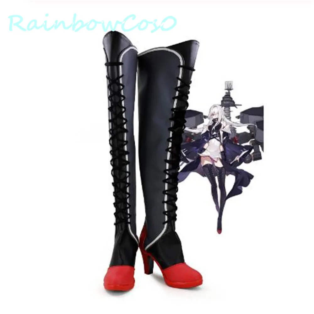 Azur Lane SR Colorado Cosplay Shoes Boots Game Anime Halloween RainbowCos0 W1180