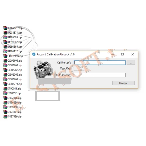 Davie Calibrations Decryptor V1.0 + PRS Files for Paccar