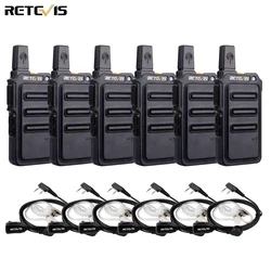 RETEVIS-Talkie-walperforé, radio PMR, radio bidirectionnelle, FRS, PMRbishop RT19, RT619, communicateur pour hôtel, chasse, restaurant, 6 pièces