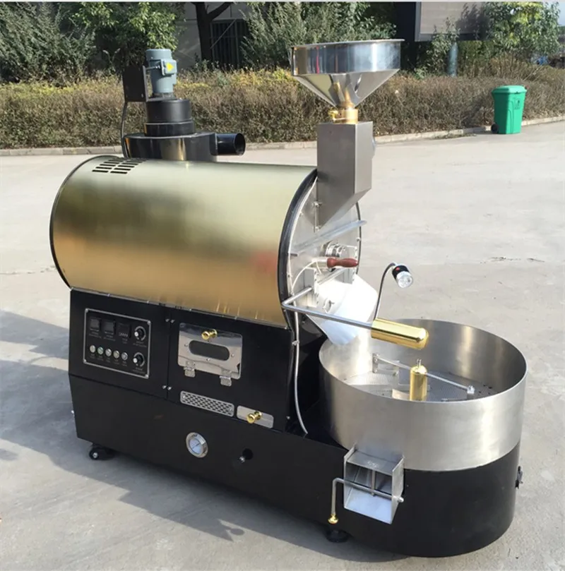 3kg Capacity Commercial Coffee Bean Dark Roaster Equipment Gas Or Electric Alaska Asador Coffee Roasting Machine For Sale