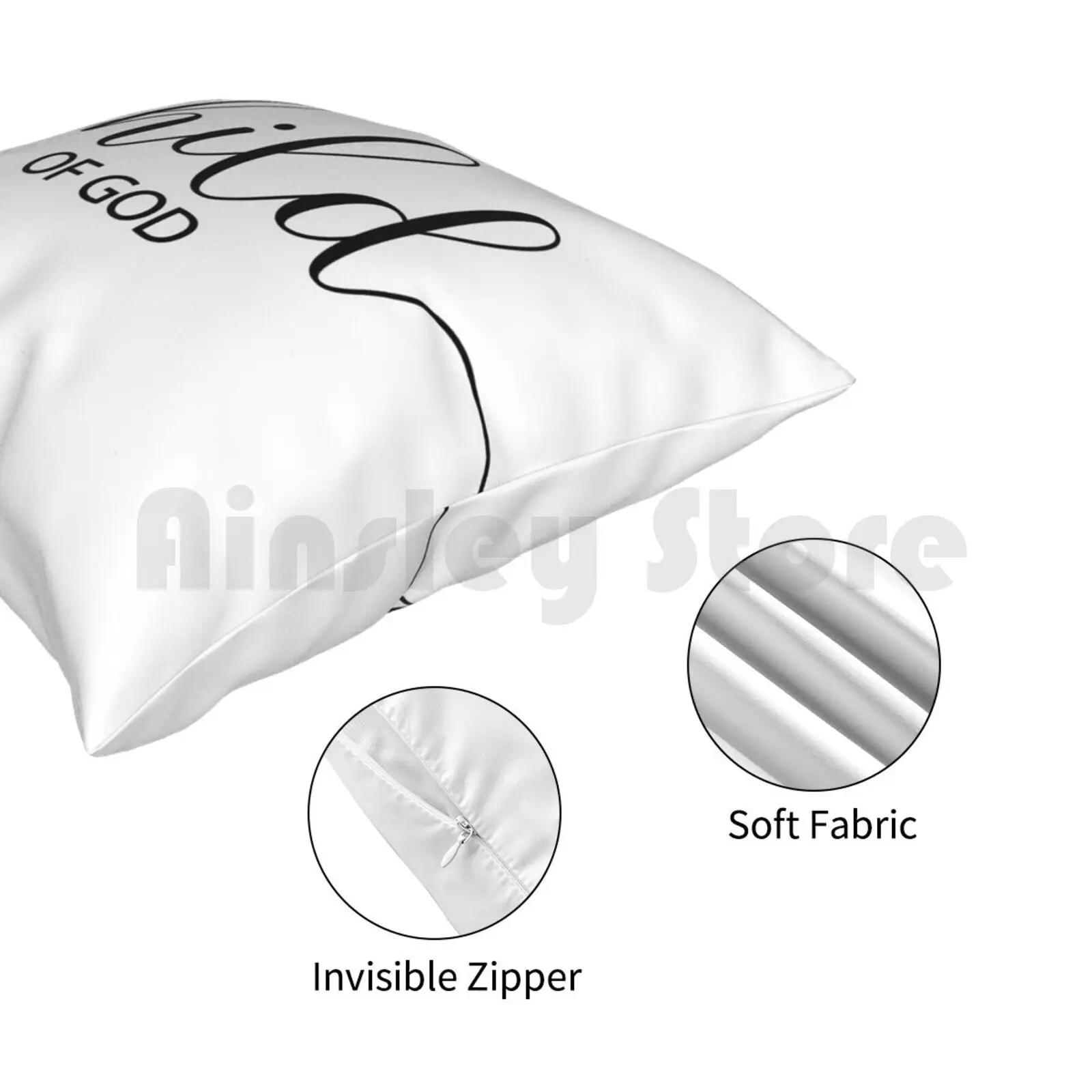 ملهمة المسيحية إقتباس-طفل الله كيس وسادة مطبوعة المنزل لينة رمي وسادة المسيحية الطفل من الله الأطفال