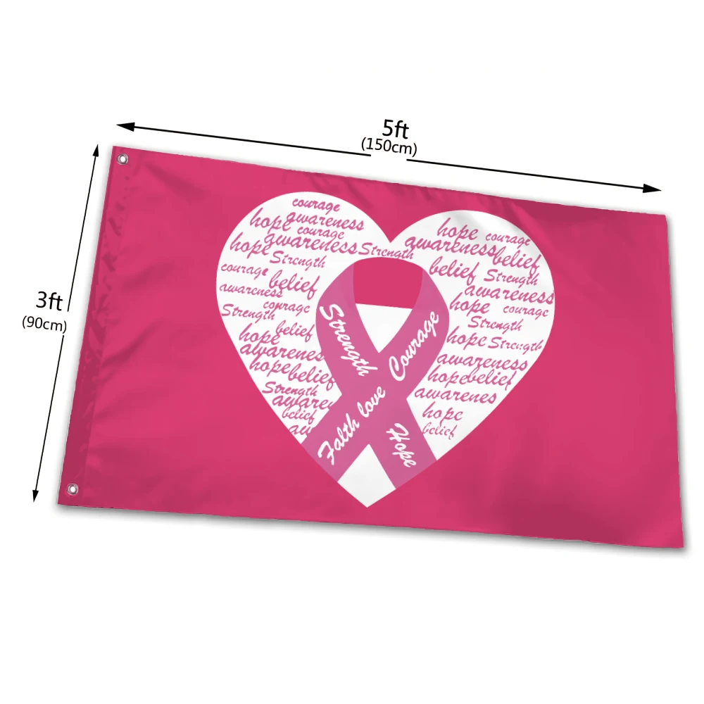 Custom Flags Public Welfare Activities Faith Hope Love Courage Strength Banner Flag