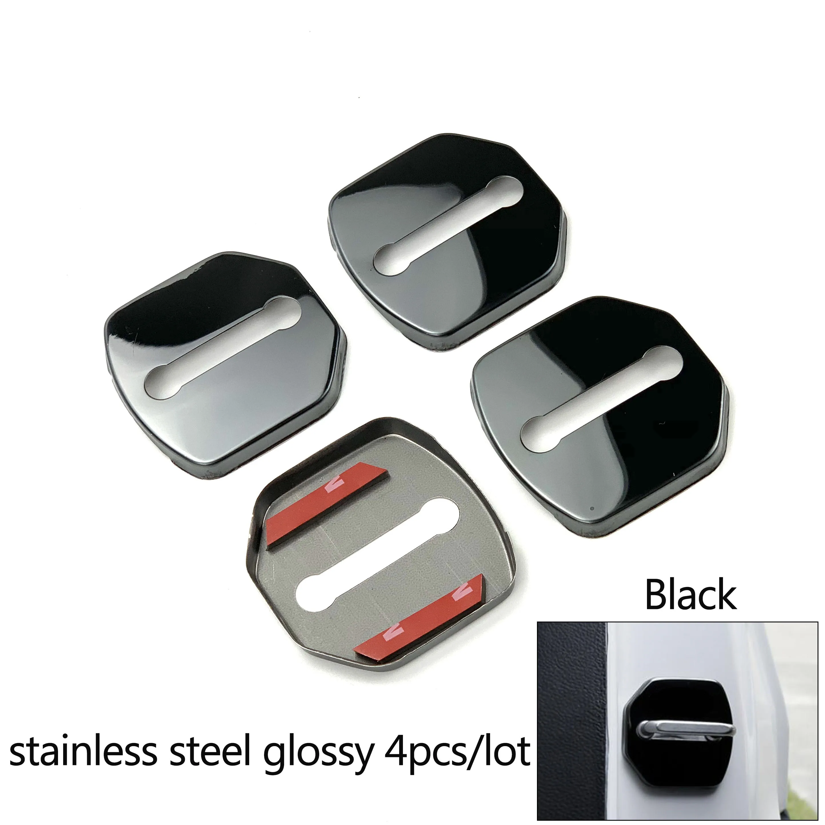 Car styling Accessories Door Lock Anti Rust Protection Cover For Volvo S60 S60L V60 S80 S80L For Lincoln MKC MKZ MKX Continental