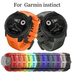 22mm silikon kordonlu saat kayışı Garmin Instinct kordon akıllı saat yedek bilezik bilek kayışı Garmin Instinct Correa