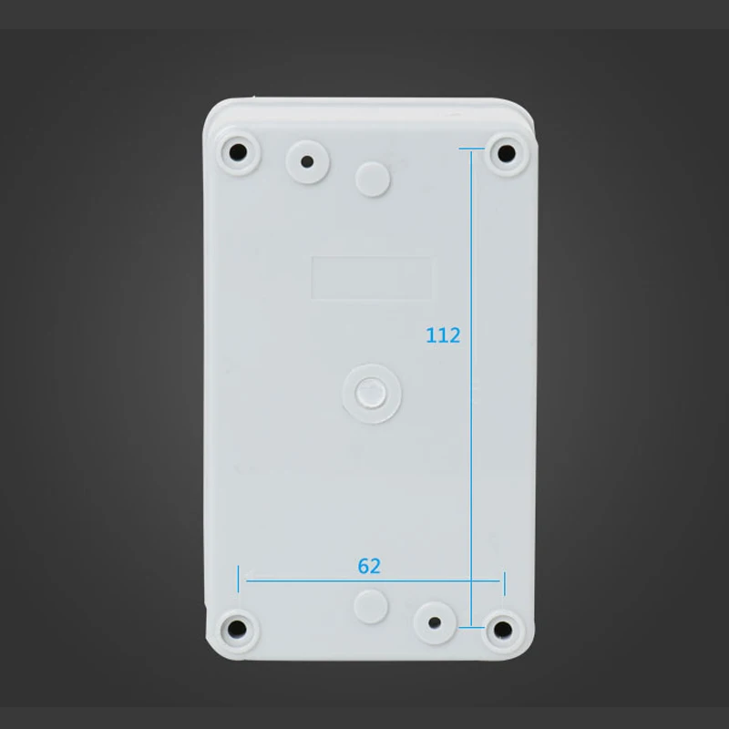 1P 1NO1NC interruttore a pulsante di arresto di emergenza fungo scatola esterna controllo stretto con custodia protettiva IP65 impermeabile