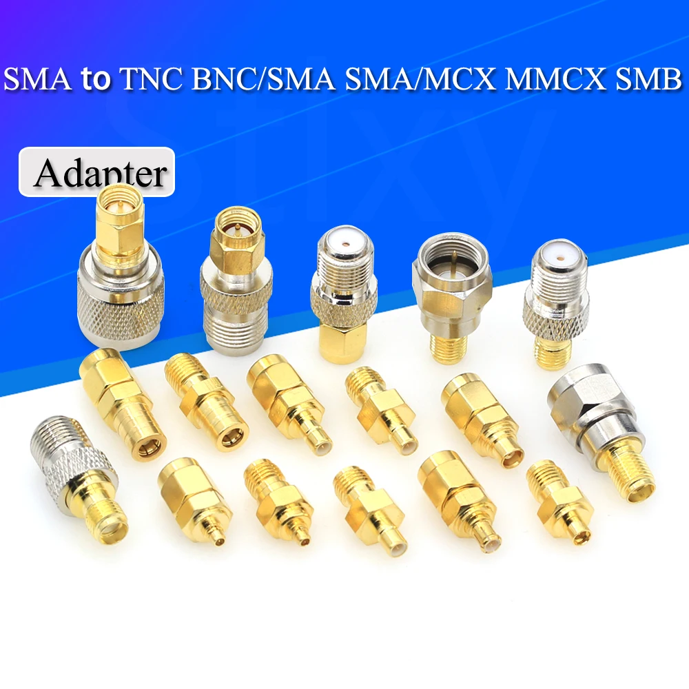 

SMA Connector TO N BNC RPSMA MCX/MMCX Male Female Straight RF Adapter Converter SMA Connector TO SMB TNC Adapter N Plug