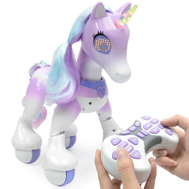 Smart Horse Unicorn Toy For Children Remote Control Robots New Unicorn Touch Induction Electronic Pet Educational Toys