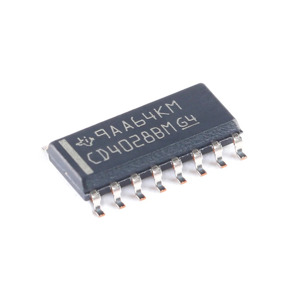 10 pçs/lote CD4028 CD4028BM SOP-16 BCD-to-Decimal Decoder IC