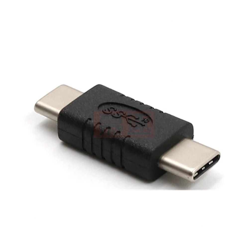 محول USB-C ذكر إلى ذكر محول مستقيم صغير من النوع C محول USB 3.1 من النوع C