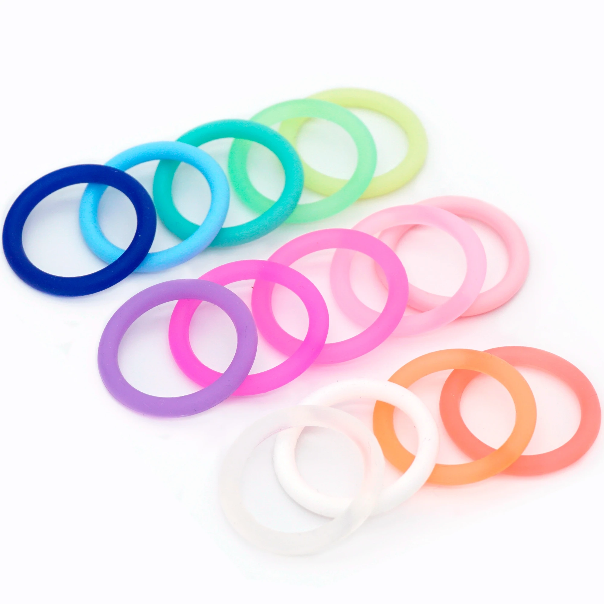 30pcs Transparant Clear Siliconen Fopspeen Dummy Ring MAM Adapter O Ring Food Grade