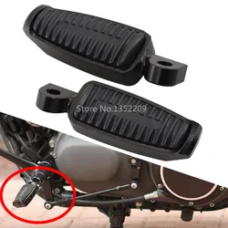 45 Degree Mount Footrest Black Footpegs For Harley Sportster XL 883 XL1200 V-Rod Night Rod Low Hugger Motorcycles