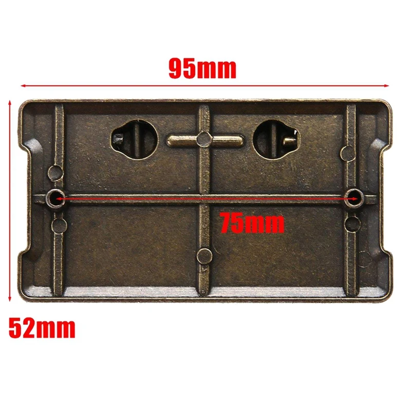 4Pcs Vintage Antique Bronze Drawer Ring Pull Handles Zinc Alloy, Cabinet Door Furniture Handle Decoration