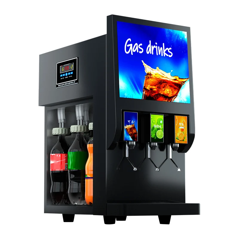 Stainless Steel Commercial 3-valve Soft Drink Coke Beverage Machine Coke Vending Machine Coke Dispenser