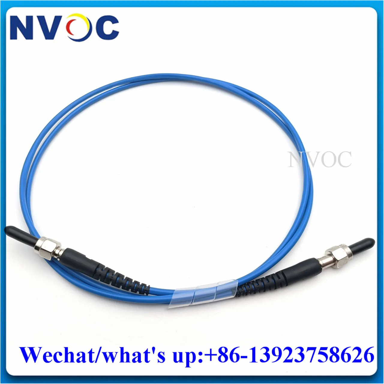 UV-VIS SMA905-FC 50um Silica Metal/Ceramic Ferrule MM SX 0.5M 1M Quartz 3.0mm Armored Fiber Optical Patch Cord Cable Connector