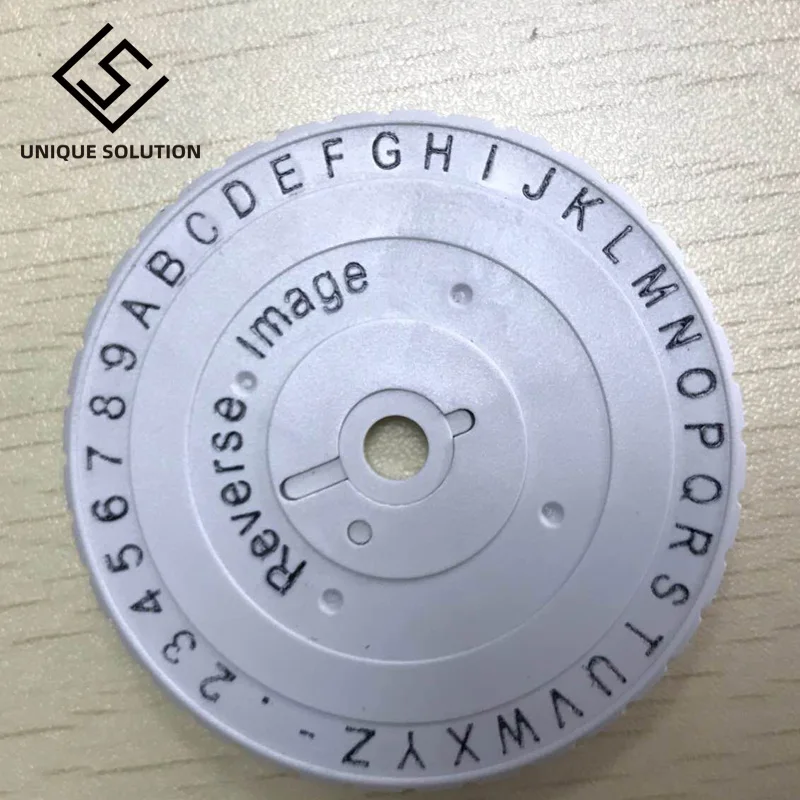 

1 piece Original Dymo Rhino Spare Embossing Wheel for M1011 Semi-automatic all-metal coding machine original word disk