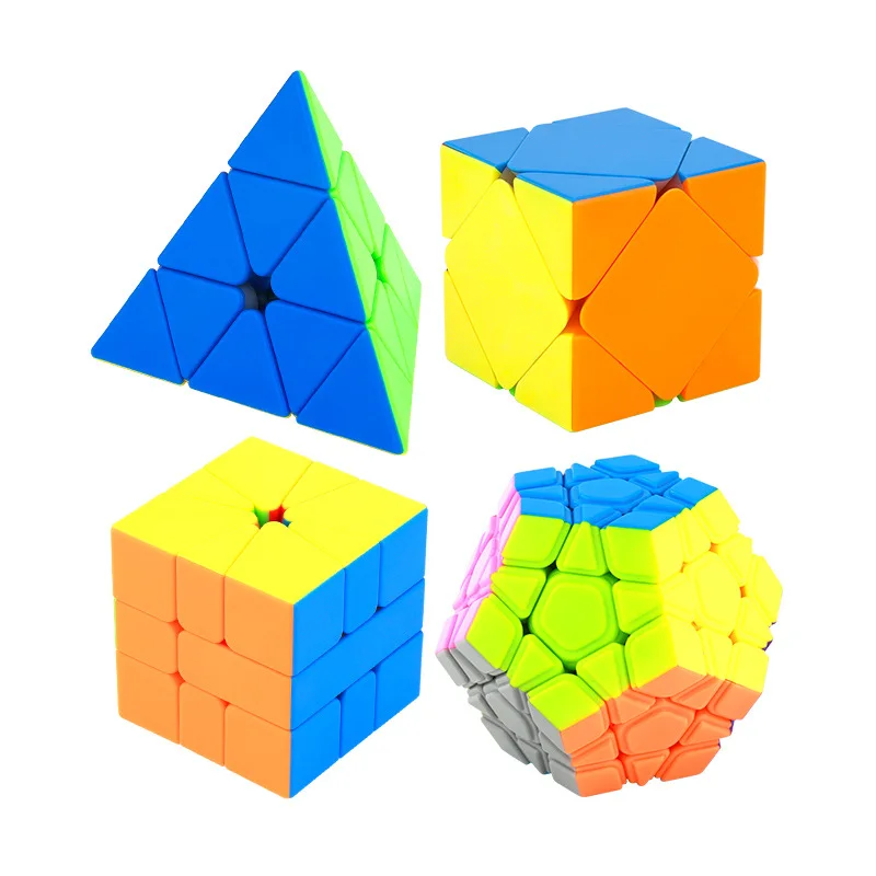 MoYu cube würfel Geschenk box 4 in 1 zauberwürfel 2x2x2 3x3x3 4x4x4 5x5x5 zauberwürfel Geschenk Box meilong Geschwindigkeit cube Puzzle professioneller Zauberwürfel Educational Spielzeug mofa MoYu cubes Magic cube toys