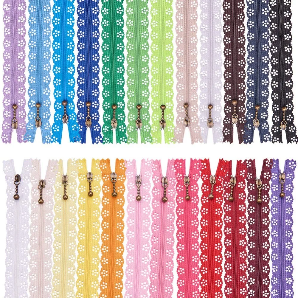 

Free Ship+50pcs/lot DIY New 20cm #3 Nylon Coil Lace Zipper Zippers + Puller for Tailor Sewer Craft Bag Wholesale