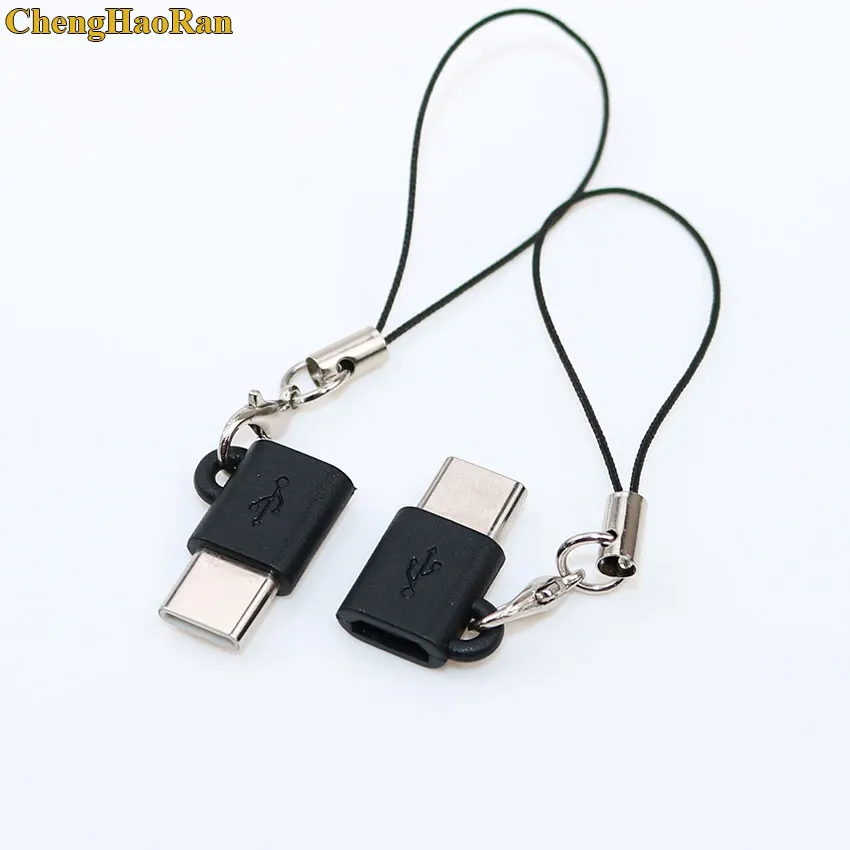 1pcs For Xiaomi Micro usb female to Type C male cable Converter Connector Micro USB Type-C Adapter Support OTG Short body