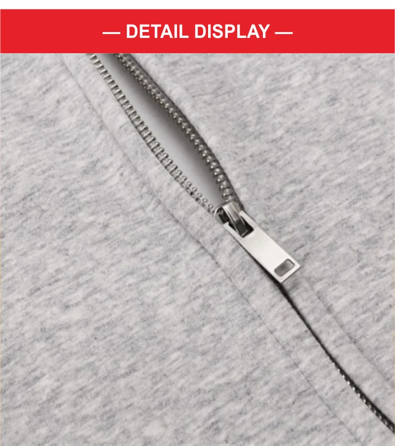 YOTEE 2020 Autumn and Winter Thick Trend LOGO Custom Sports Zipper Hoodie