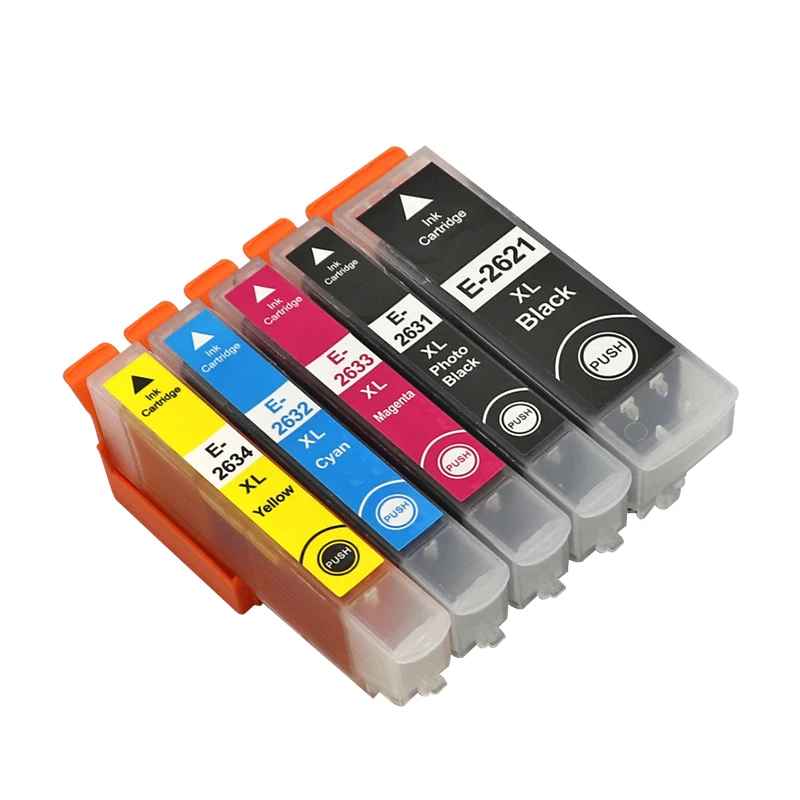 Compatible ink cartridge outlets Epsons T2621 T2631 T2632 T2633 T2634 ink cartridge for Expression Premium XP-510 XP-820