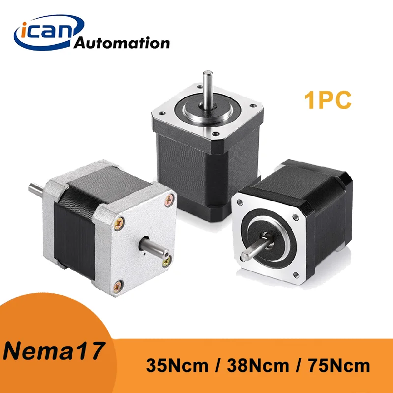 

ICAN Step Motor Nema17 35NCM 75Ncm 1.2A 40mm 48mm 2phase Nema 17 Stepper