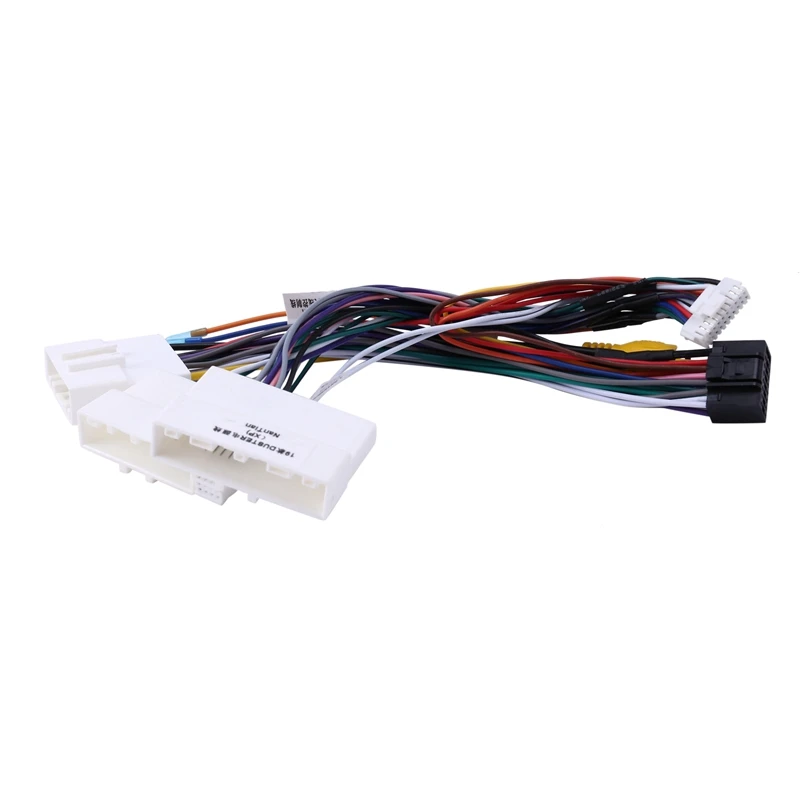 Car Android Stereo 16PIN Power Wiring Harness Cable Adapter with CANbus Box for Renault Dacia Duster /Arkana /XM3