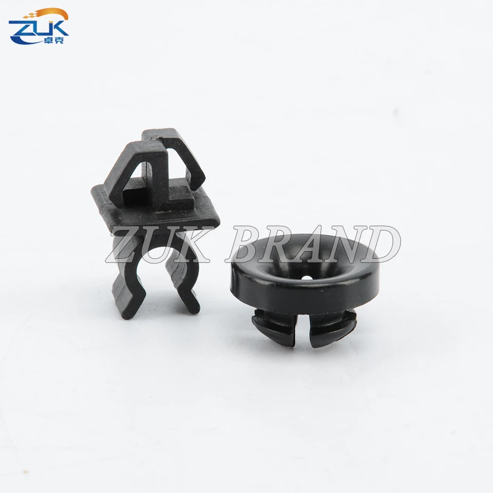 ZUK 2PCS Universal Car Engine Hood Stay Clips and Grommet For HONDA CIVIC ACCORD CRV FIT CITY Bonnet Support Fastener Washer