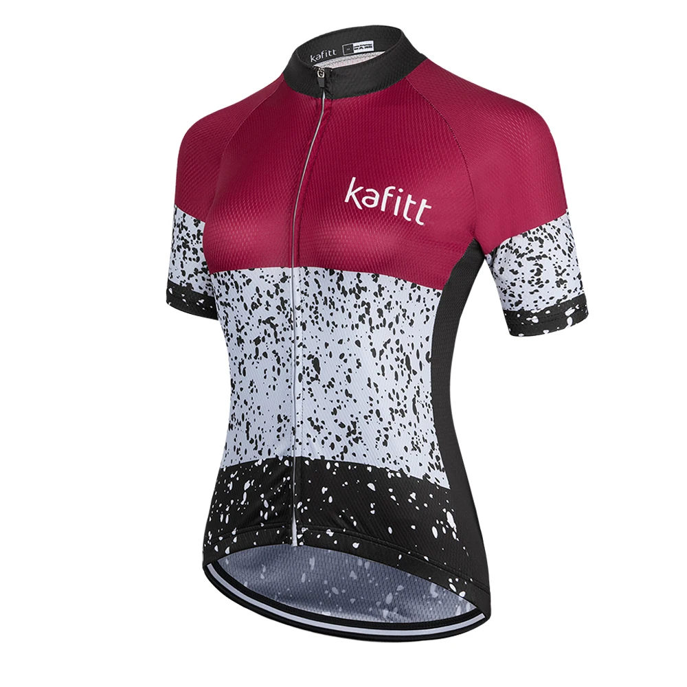 Kafitt Cycling Clothing 2021 Women\'s Cycling Jersey Cyclist Outfit Shirts Short Sleeve Racing MTB Bike On Sale Maillot Ciclismo