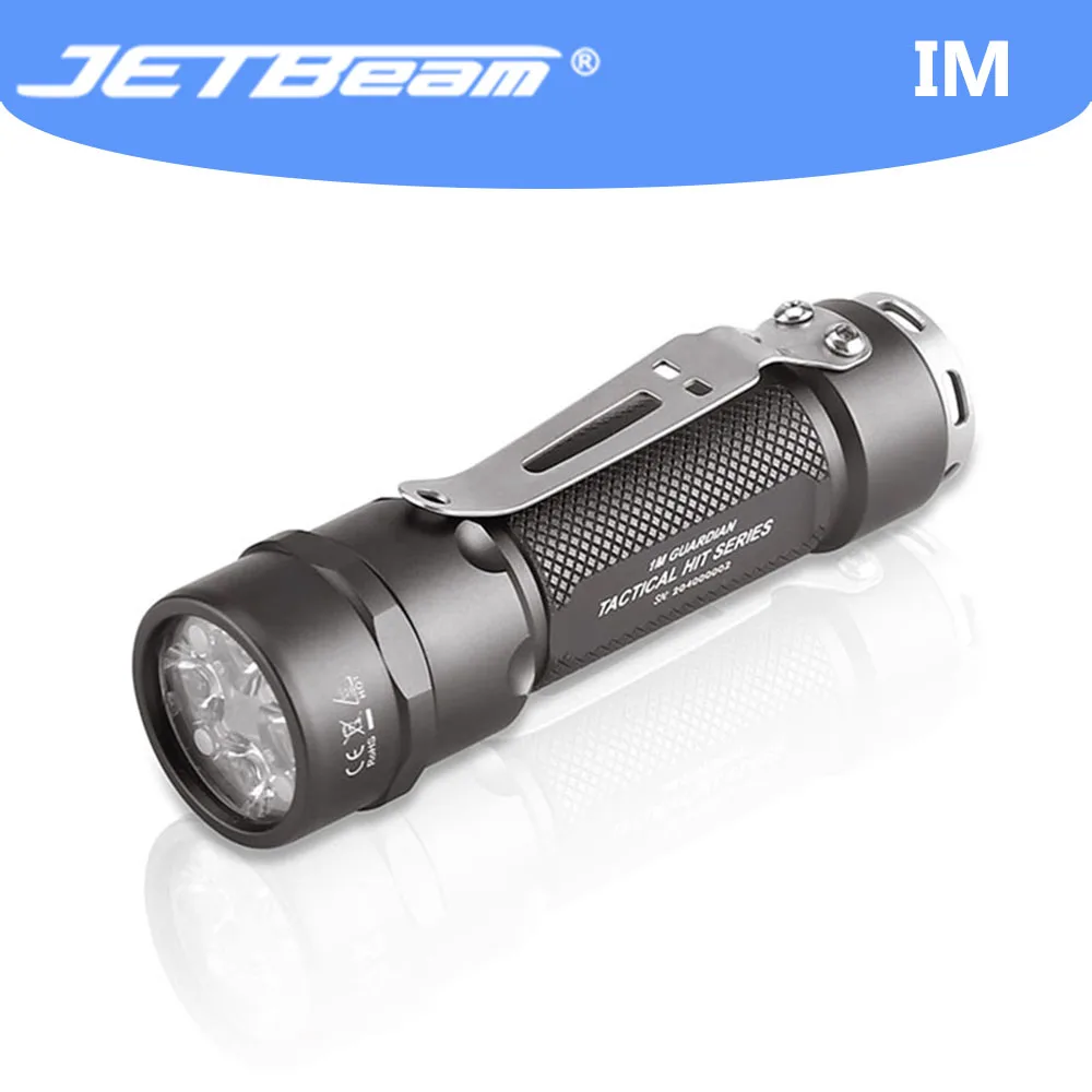 

JETBeam IM 1M Tactical 1200lm Flashlight Mini 6 Modes Camping lantern Tactical Torch Lamp Outdoor Hunting Fishing Lantern