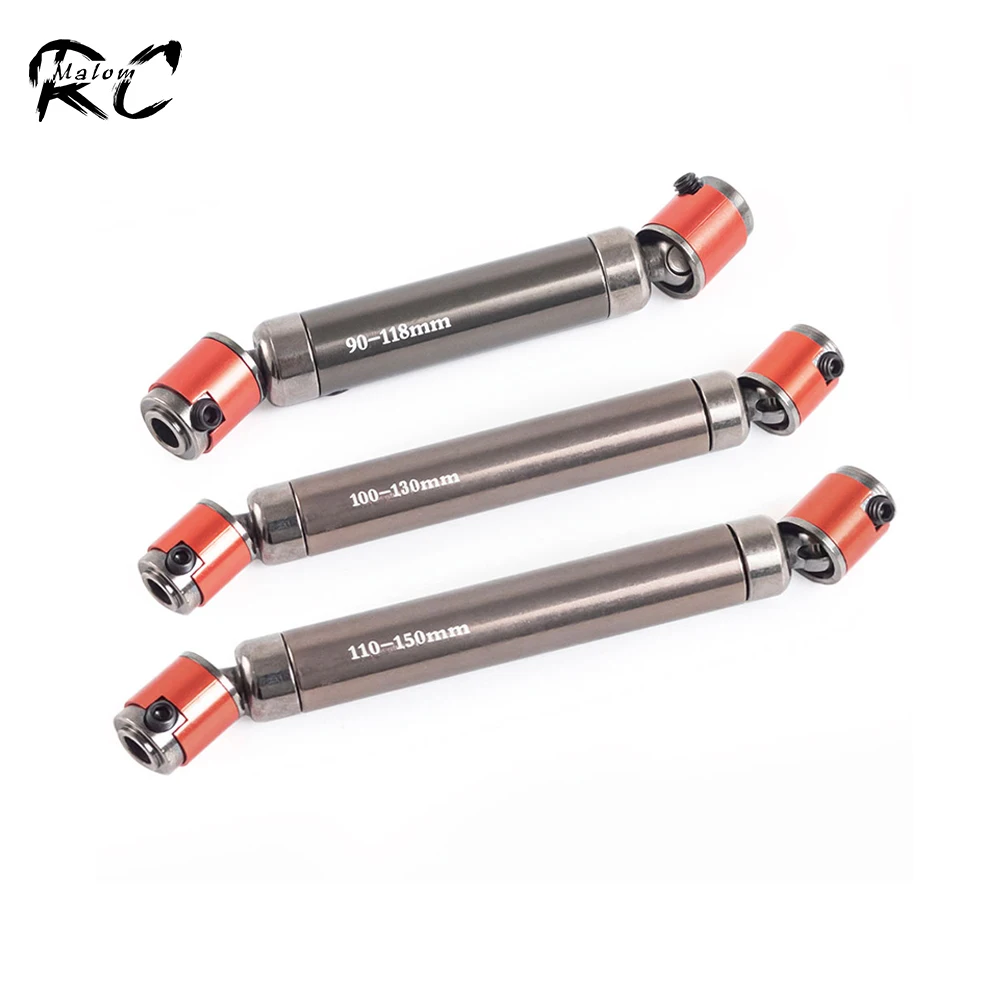 1Pcs Metal CVD Drive Shaft with Internal Spline for 1/10 RC Crawler  TRX4 TRX6 Axial Capra SCX10 Wraith 86100 YK6101 TF2