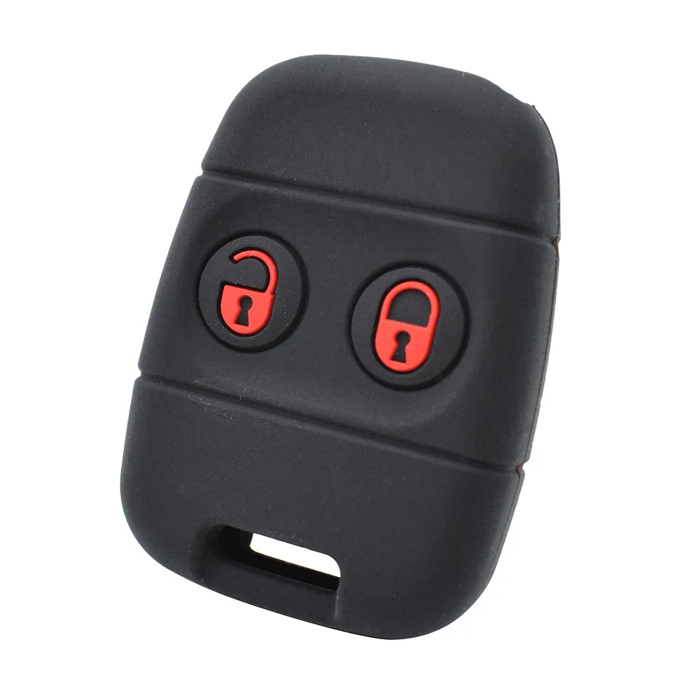 2-przyciskowe etui na kluczyk zdalnego sterowania do Land Rover Defender Freelander Rover 25 45 100 200 400 MG ZS ZR MGF Silikonowa osłona pilota do