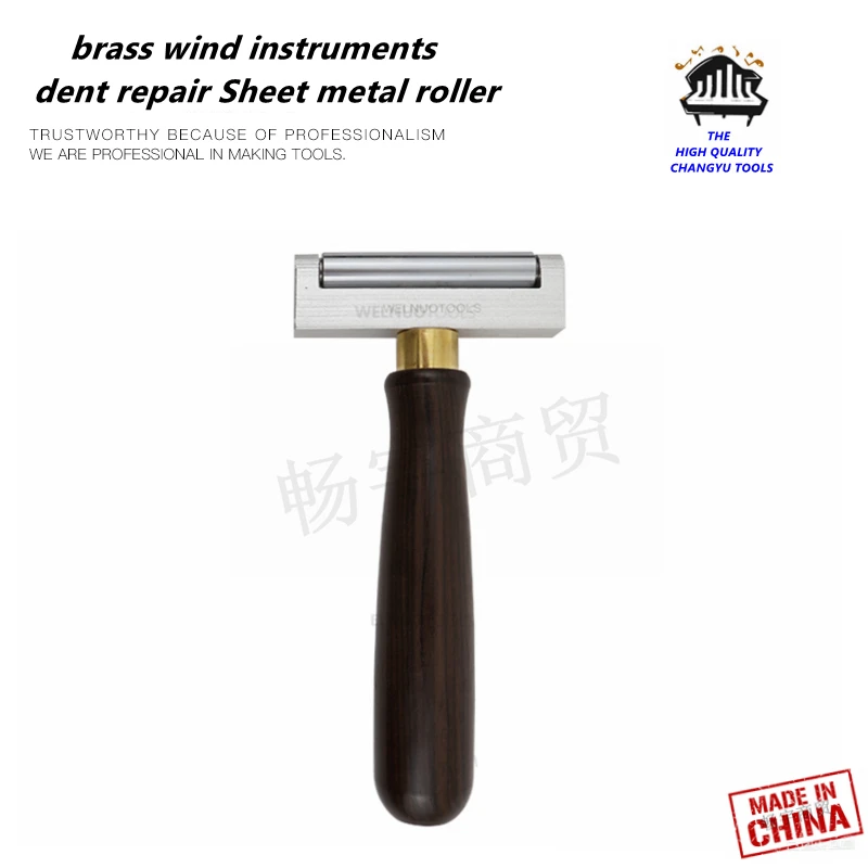 Wind instrument dent repair tools brass wind Sheet metal roller  Saxophone trumpet trombone French horn  tube mouth repair tool