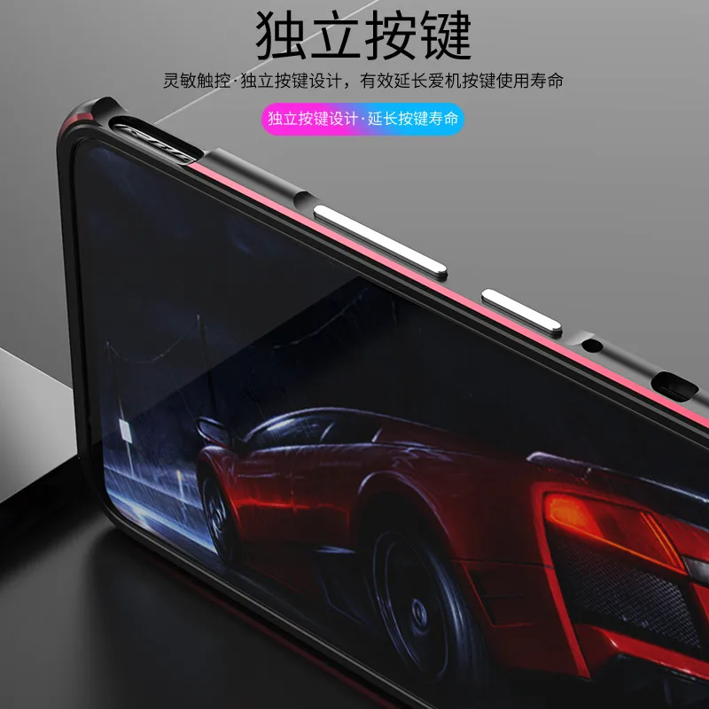 Bumper Case For Asus ROG Phone 5 5G Luxury Aluminum Metal Phone Frame Asus ROG 5 Pro Metal Camera Lens Protector ROG5 Ultimate