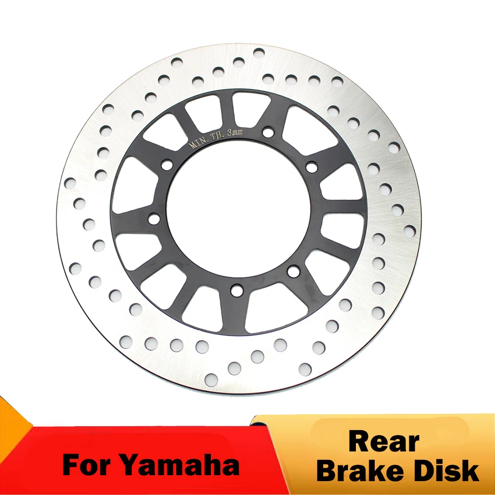 Motorcycle Rear Brake Disc Rotors For Yamaha XG250 Tricker XT225 Serrow T225E TW125 TW200 DT200 YZ125 YZ250 TTR230 XTZ125 DT125