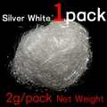 plateado blanco 1 paquete