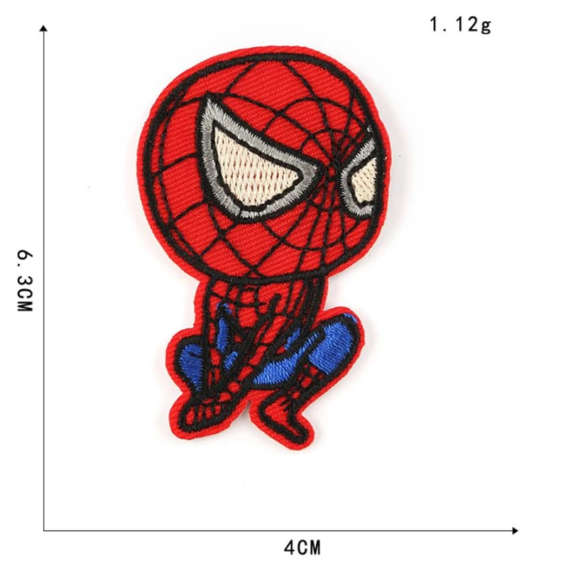 Marvel Iron man spiderman hulk captain America patches  cartoon clothes patches Garment stickers embroidery cloth sticker