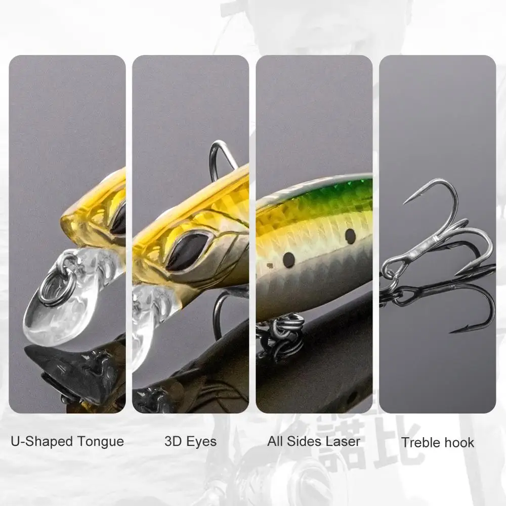 Noeby Jerkbait para lubina – Señuelo hundido 90mm - imagen 3