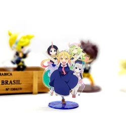 Kobayashi-san Chi No Maid Dragon family acrylic stand figure model plate holder cake topper ANIME